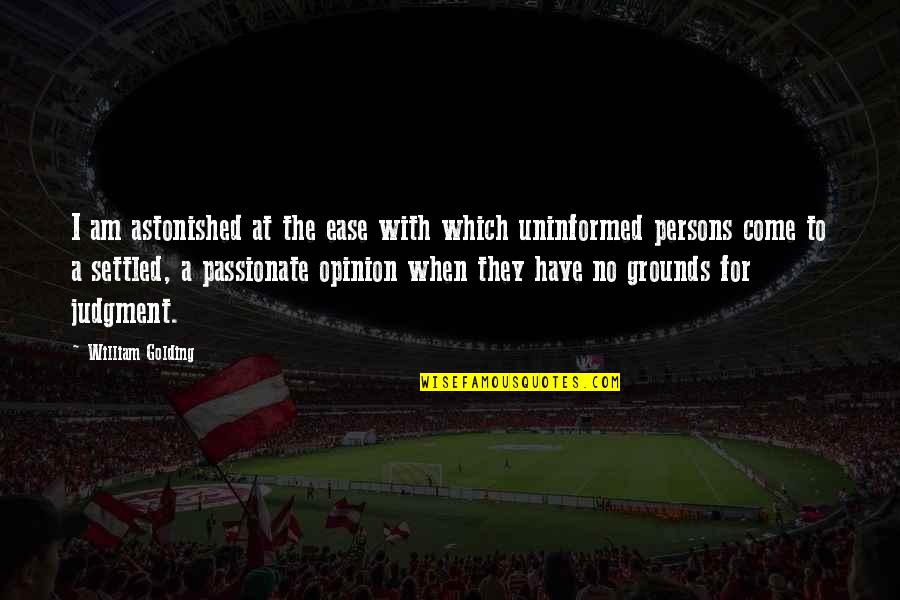 Playig Quotes By William Golding: I am astonished at the ease with which Playig Quotes By William Golding: I am astonished at the ease with which
