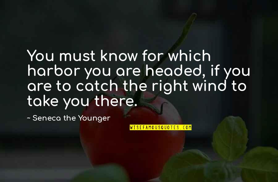 Please Come Back Into My Life Quotes By Seneca The Younger: You must know for which harbor you are