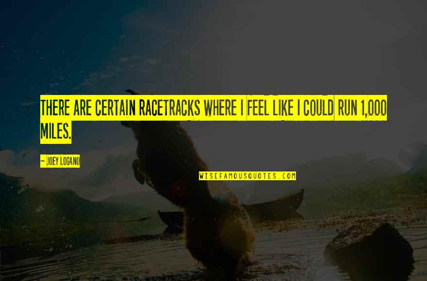 Pleistoceno Quotes By Joey Logano: There are certain racetracks where I feel like