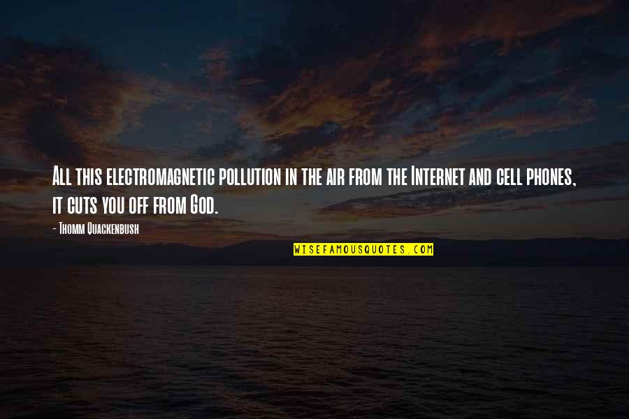 Pln Quotes By Thomm Quackenbush: All this electromagnetic pollution in the air from