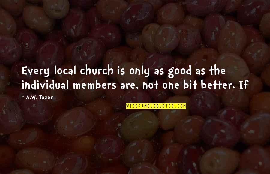 Plugging Quotes By A.W. Tozer: Every local church is only as good as