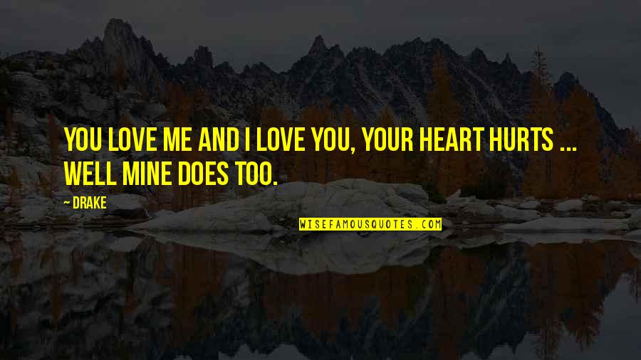 Pluralist Quotes By Drake: You love me and I love you, your
