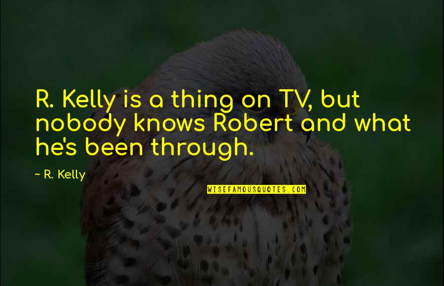 Pm Eyefinity Quotes By R. Kelly: R. Kelly is a thing on TV, but
