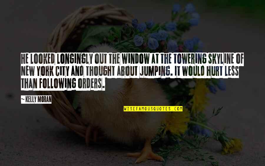 Pnr Quotes By Kelly Moran: He looked longingly out the window at the Pnr Quotes By Kelly Moran: He looked longingly out the window at the