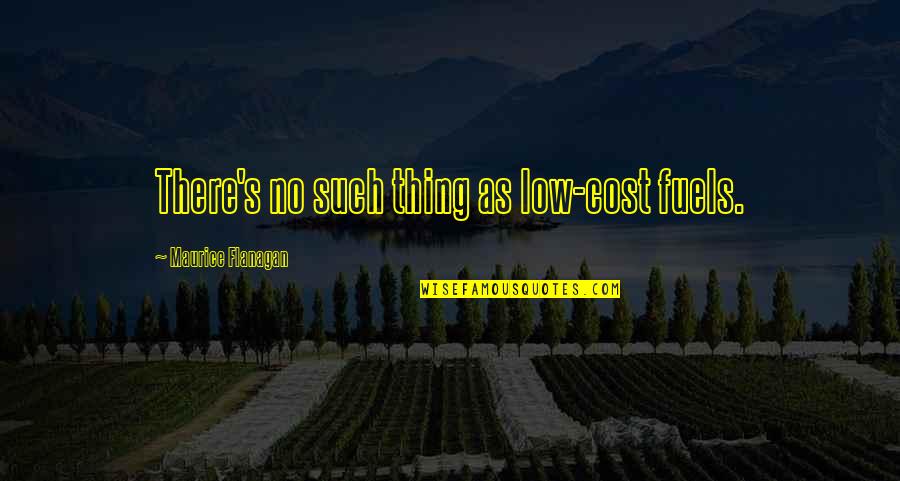 Pochera Falls Quotes By Maurice Flanagan: There's no such thing as low-cost fuels. Pochera Falls Quotes By Maurice Flanagan: There's no such thing as low-cost fuels.