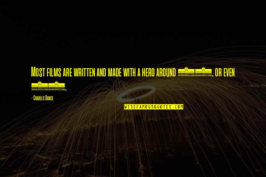 Podkolzin Db Quotes By Charles Dance: Most films are written and made with a