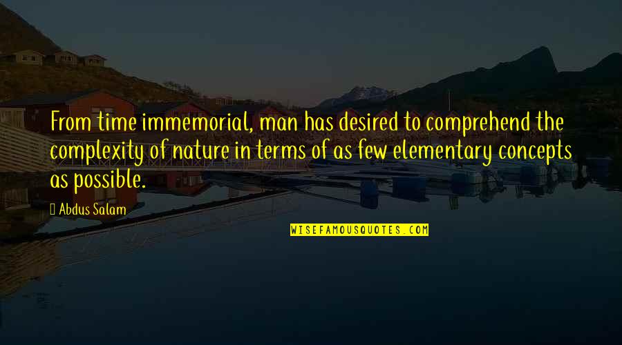 Podreczniki Do Szkoly Podstawowej Quotes By Abdus Salam: From time immemorial, man has desired to comprehend Podreczniki Do Szkoly Podstawowej Quotes By Abdus Salam: From time immemorial, man has desired to comprehend