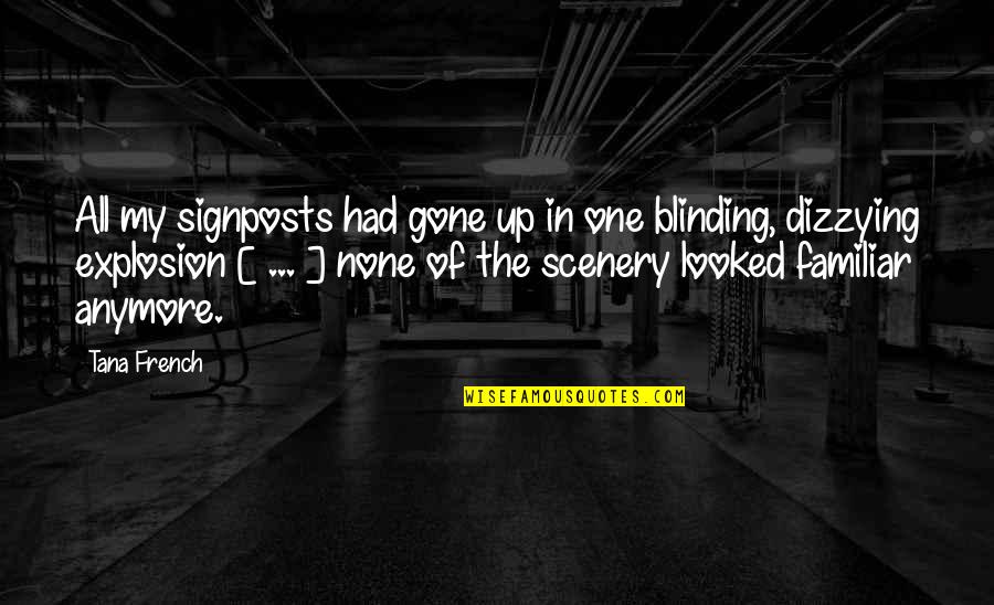 Poharas Quotes By Tana French: All my signposts had gone up in one