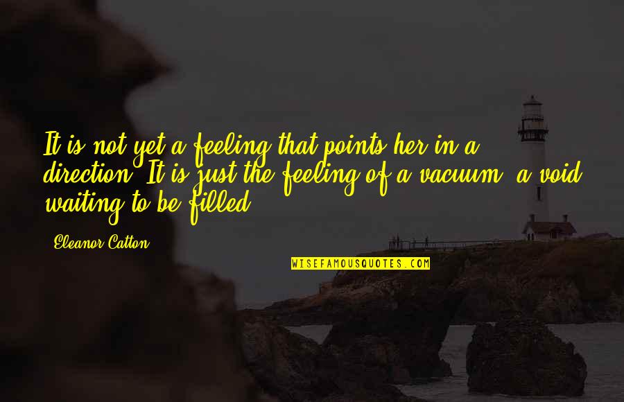 Points In Quotes By Eleanor Catton: It is not yet a feeling that points Points In Quotes By Eleanor Catton: It is not yet a feeling that points