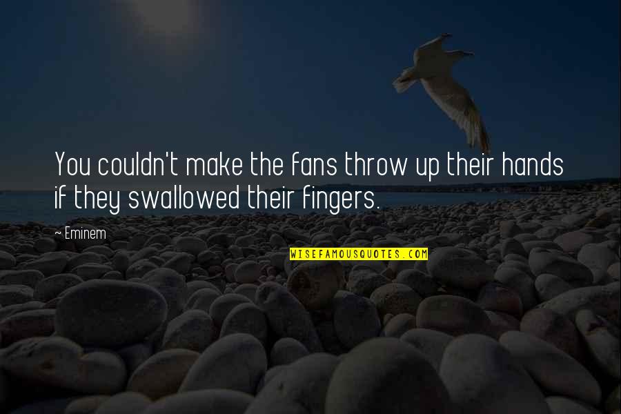 Polamalu Jersey Quotes By Eminem: You couldn't make the fans throw up their