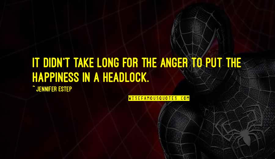 Polisen Pass Quotes By Jennifer Estep: It didn't take long for the anger to