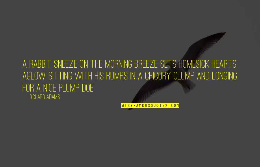 Political Ignorance Quotes By Richard Adams: A rabbit sneeze on the morning breeze sets