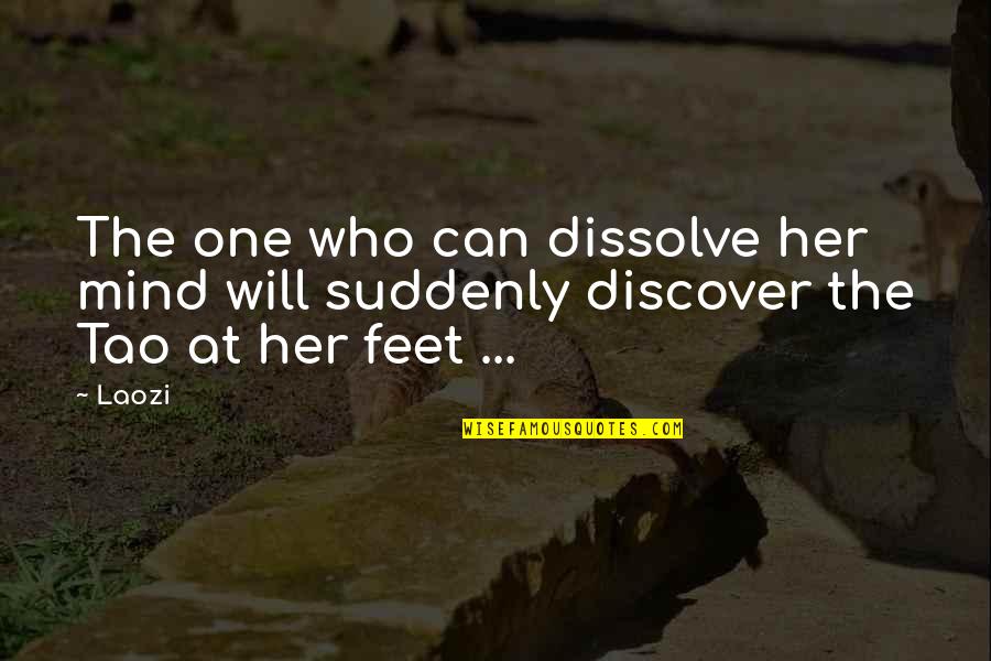 Pomeranc Ovoce Quotes By Laozi: The one who can dissolve her mind will
