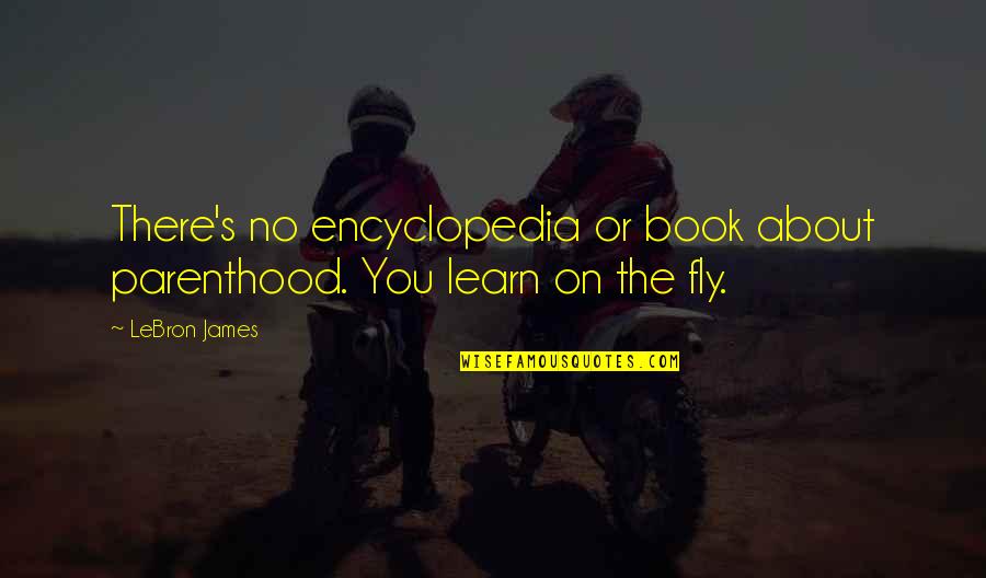Pondereth Means Quotes By LeBron James: There's no encyclopedia or book about parenthood. You