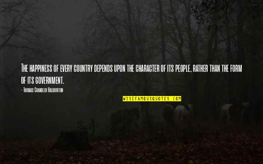Pooh Famous Quotes By Thomas Chandler Haliburton: The happiness of every country depends upon the Pooh Famous Quotes By Thomas Chandler Haliburton: The happiness of every country depends upon the