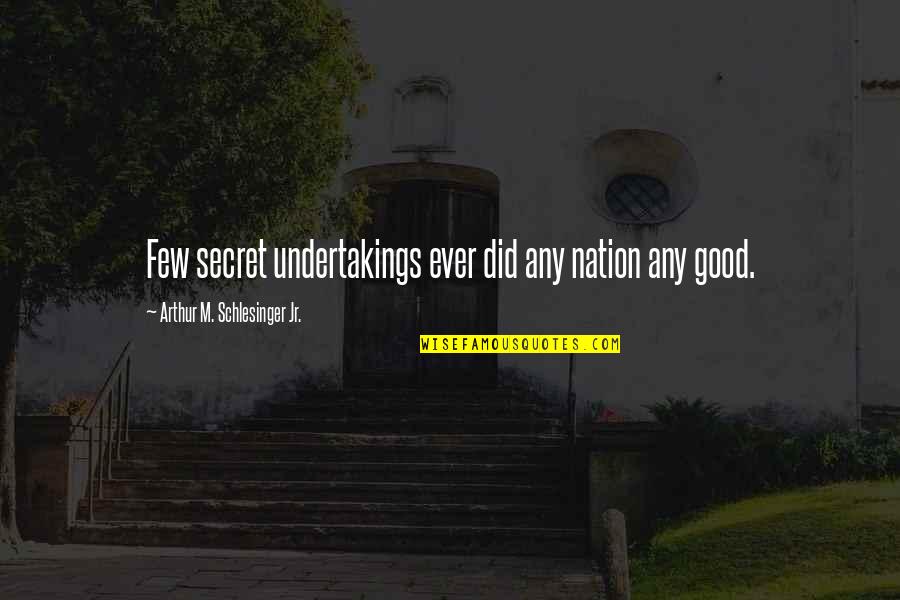 Pool Baby Quotes By Arthur M. Schlesinger Jr.: Few secret undertakings ever did any nation any Pool Baby Quotes By Arthur M. Schlesinger Jr.: Few secret undertakings ever did any nation any