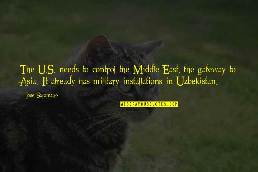 Popow Vs City Quotes By Jose Saramago: The U.S. needs to control the Middle East,