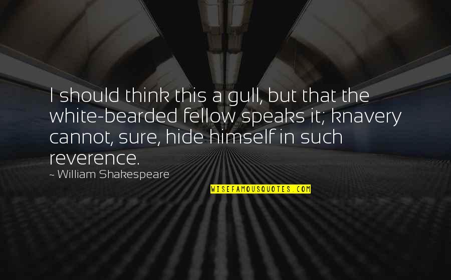 Popular Movie Lines Quotes By William Shakespeare: I should think this a gull, but that