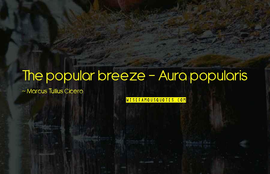 Popularis Quotes By Marcus Tullius Cicero: The popular breeze - Aura popularis Popularis Quotes By Marcus Tullius Cicero: The popular breeze - Aura popularis