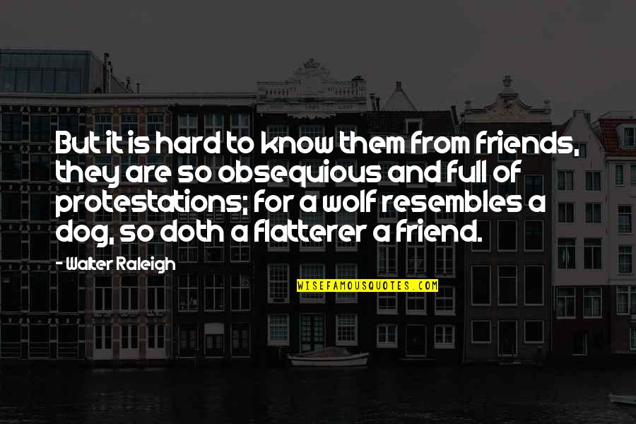Pose Family Quotes By Walter Raleigh: But it is hard to know them from Pose Family Quotes By Walter Raleigh: But it is hard to know them from