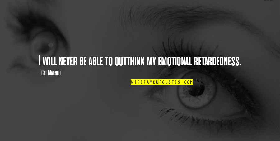 Poseidon Curse Odysseus Quotes By Cat Marnell: I will never be able to outthink my