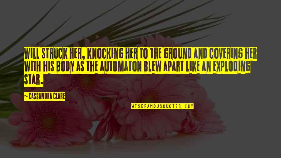 Posiedon Quotes By Cassandra Clare: Will struck her, knocking her to the ground Posiedon Quotes By Cassandra Clare: Will struck her, knocking her to the ground