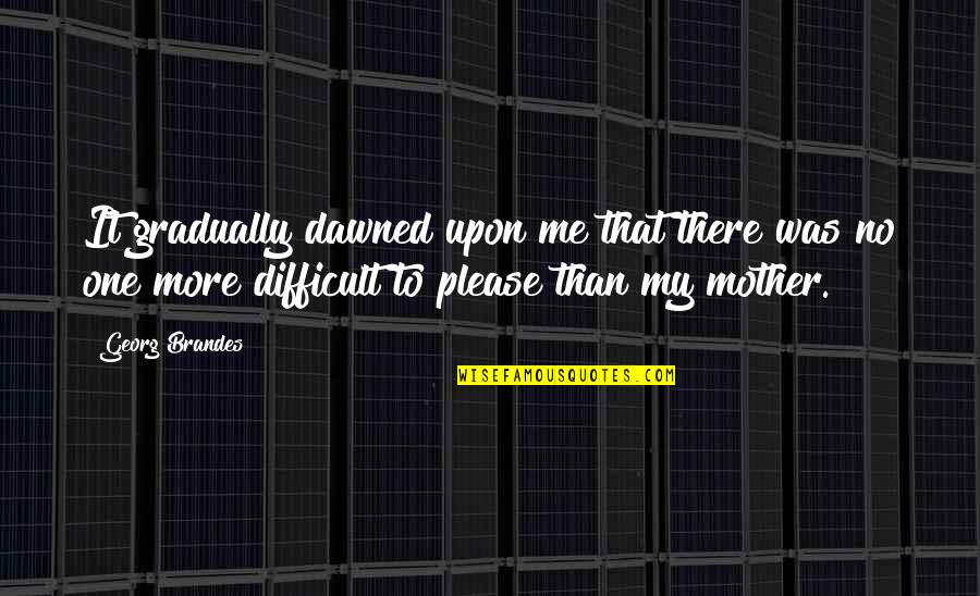 Positive Mimicry Quotes By Georg Brandes: It gradually dawned upon me that there was Positive Mimicry Quotes By Georg Brandes: It gradually dawned upon me that there was