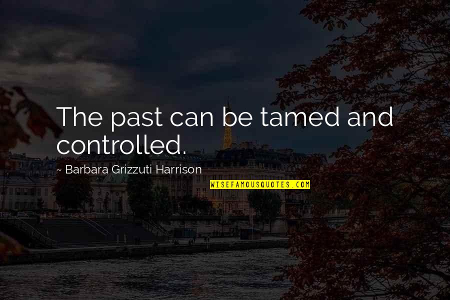 Poslusne Quotes By Barbara Grizzuti Harrison: The past can be tamed and controlled.