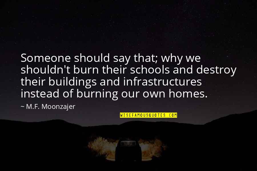 Posnanski The Soul Quotes By M.F. Moonzajer: Someone should say that; why we shouldn't burn Posnanski The Soul Quotes By M.F. Moonzajer: Someone should say that; why we shouldn't burn
