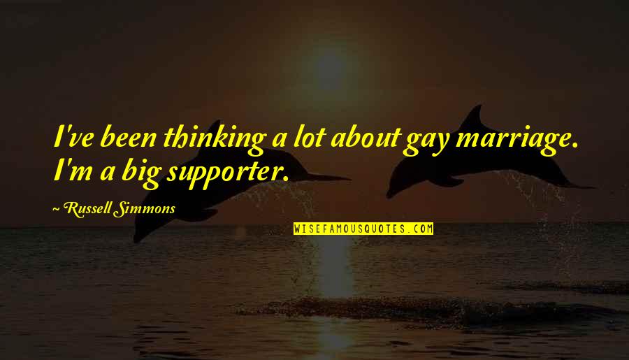 Possessions Possess You Quote Quotes By Russell Simmons: I've been thinking a lot about gay marriage. Possessions Possess You Quote Quotes By Russell Simmons: I've been thinking a lot about gay marriage.