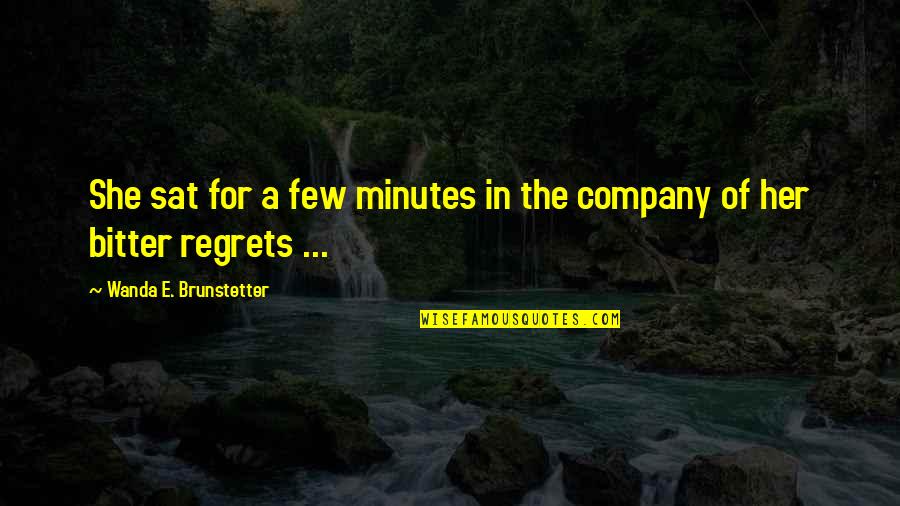 Possessory Action Quotes By Wanda E. Brunstetter: She sat for a few minutes in the Possessory Action Quotes By Wanda E. Brunstetter: She sat for a few minutes in the