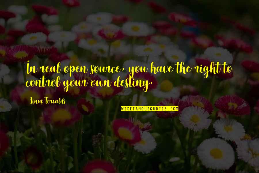Possum Persi Quotes By Linus Torvalds: In real open source, you have the right