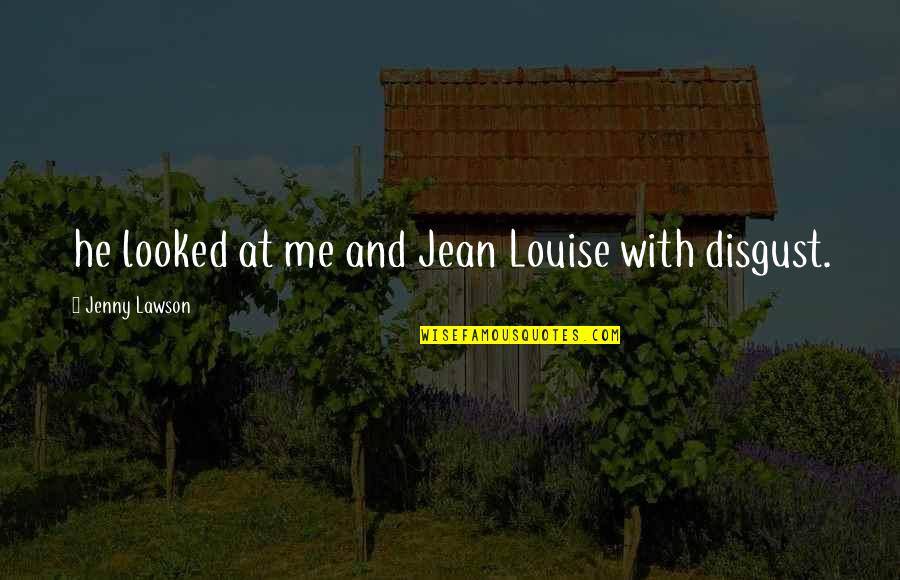 Possums Quotes By Jenny Lawson: he looked at me and Jean Louise with Possums Quotes By Jenny Lawson: he looked at me and Jean Louise with