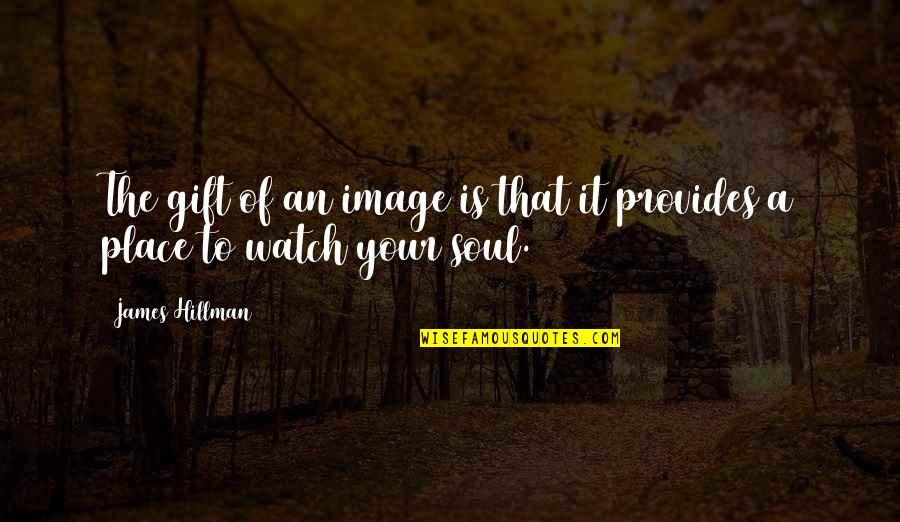 Postnet Locations Quotes By James Hillman: The gift of an image is that it