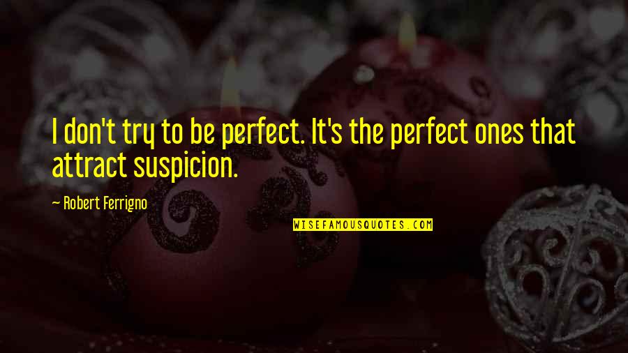 Potential Kinetic Rube Goldberg Drawing Quotes By Robert Ferrigno: I don't try to be perfect. It's the Potential Kinetic Rube Goldberg Drawing Quotes By Robert Ferrigno: I don't try to be perfect. It's the