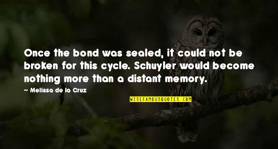 Pov En Drama Quotes By Melissa De La Cruz: Once the bond was sealed, it could not