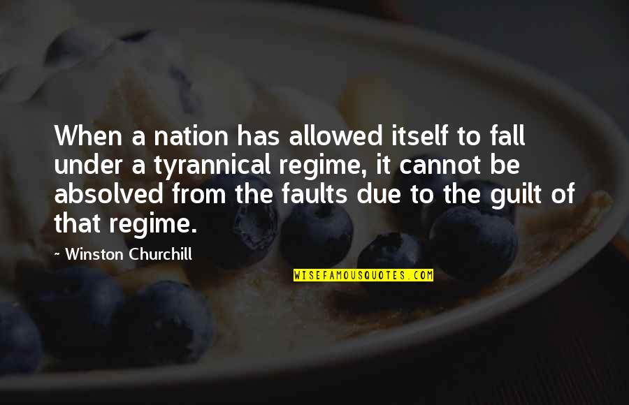 Powell Pressburger Quotes By Winston Churchill: When a nation has allowed itself to fall Powell Pressburger Quotes By Winston Churchill: When a nation has allowed itself to fall