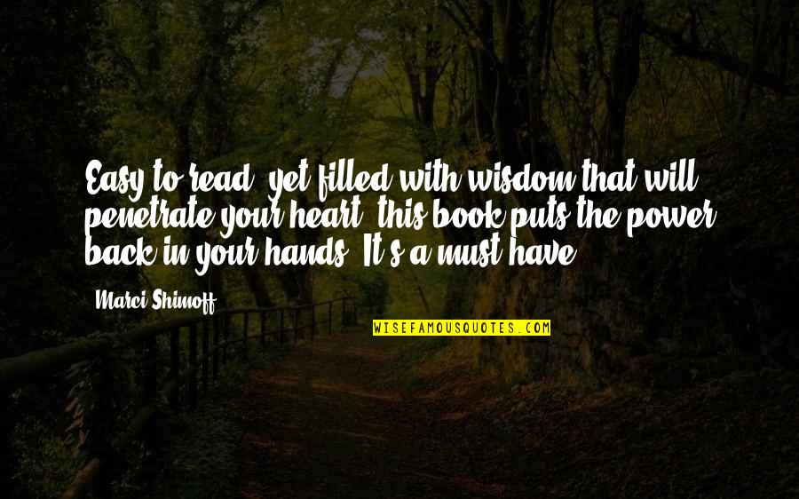 Power Book Quotes By Marci Shimoff: Easy to read, yet filled with wisdom that Power Book Quotes By Marci Shimoff: Easy to read, yet filled with wisdom that