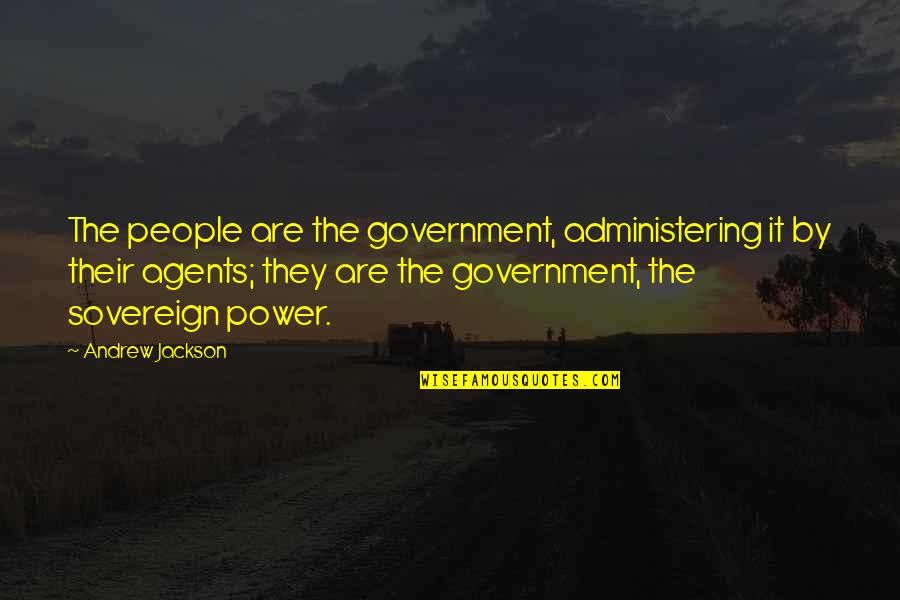 Power Government Quotes By Andrew Jackson: The people are the government, administering it by