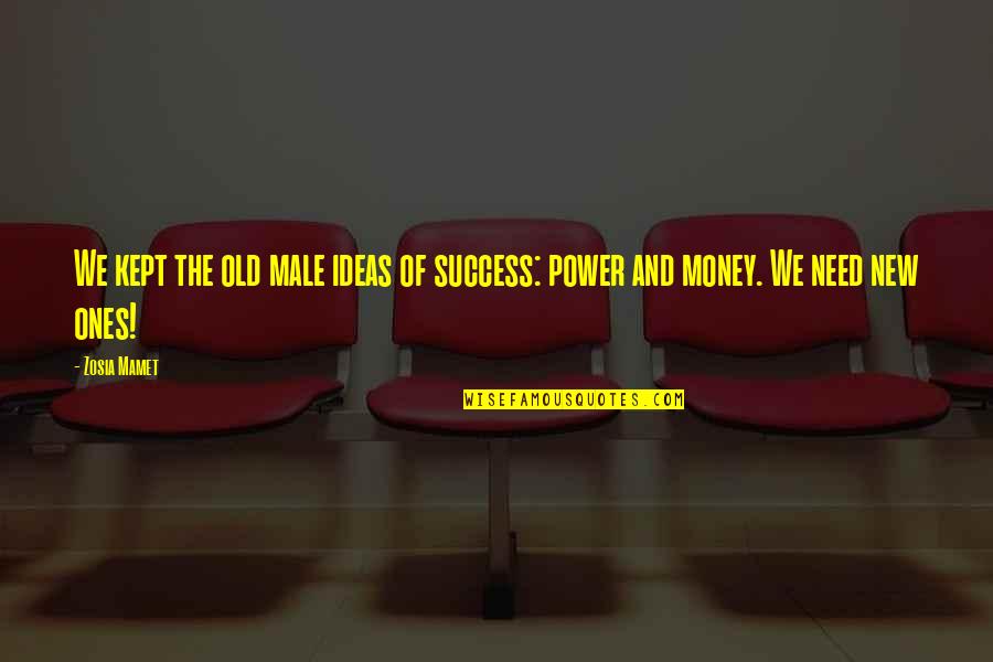 Power Of Ideas Quotes By Zosia Mamet: We kept the old male ideas of success: