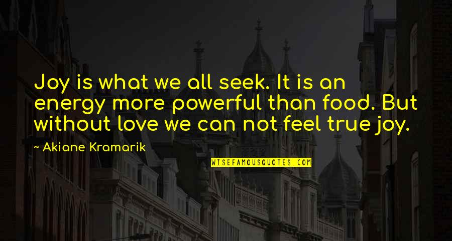 Powerful Happiness Quotes By Akiane Kramarik: Joy is what we all seek. It is
