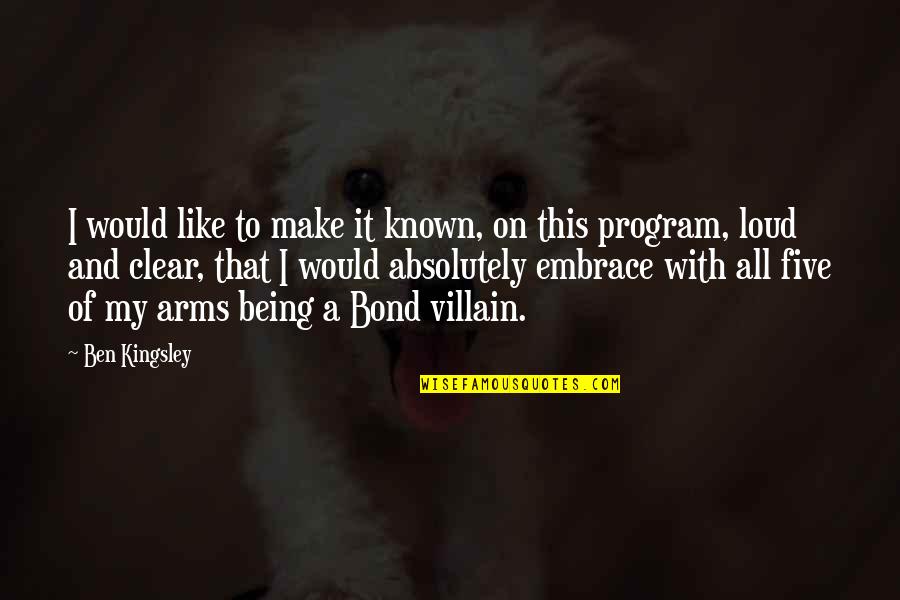 Powerful Wiccan Quotes By Ben Kingsley: I would like to make it known, on Powerful Wiccan Quotes By Ben Kingsley: I would like to make it known, on