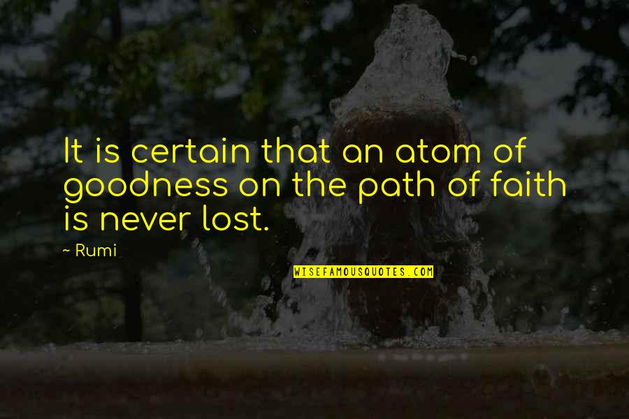 Powershell Display Double Quotes By Rumi: It is certain that an atom of goodness