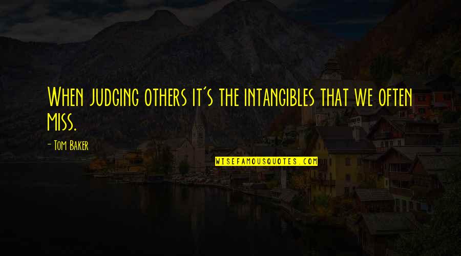 Powershell Nested Quotes By Tom Baker: When judging others it's the intangibles that we