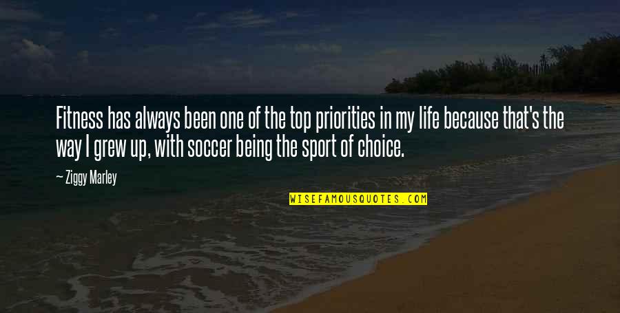 Pozzi Ginori Quotes By Ziggy Marley: Fitness has always been one of the top