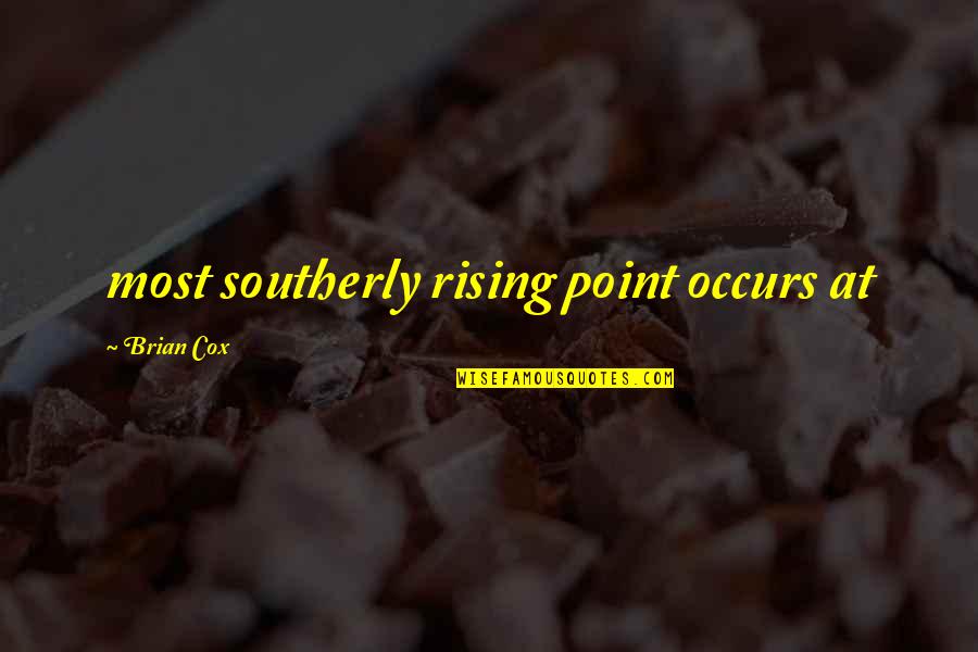 Practice Makes Better Quotes By Brian Cox: most southerly rising point occurs at