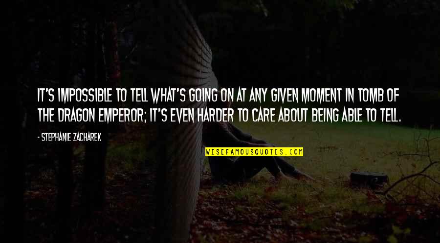 Pragaras Filmas Quotes By Stephanie Zacharek: It's impossible to tell what's going on at Pragaras Filmas Quotes By Stephanie Zacharek: It's impossible to tell what's going on at
