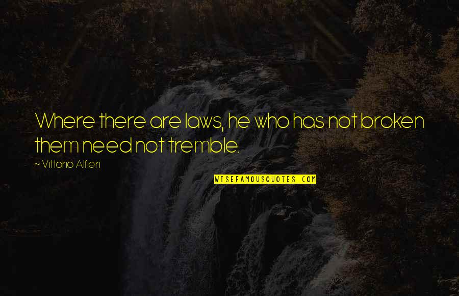 Pranged Quotes By Vittorio Alfieri: Where there are laws, he who has not Pranged Quotes By Vittorio Alfieri: Where there are laws, he who has not