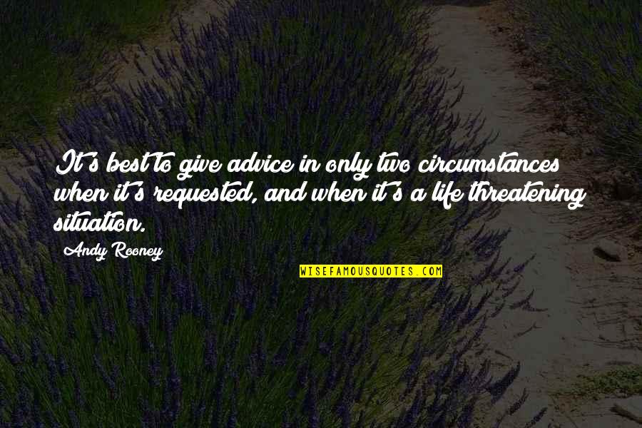 Prayer Images Quotes By Andy Rooney: It's best to give advice in only two