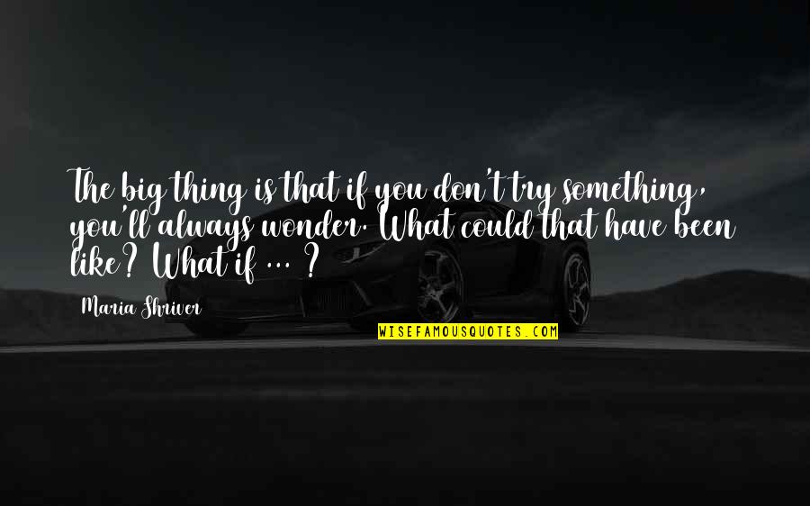 Preaching Others Quotes By Maria Shriver: The big thing is that if you don't